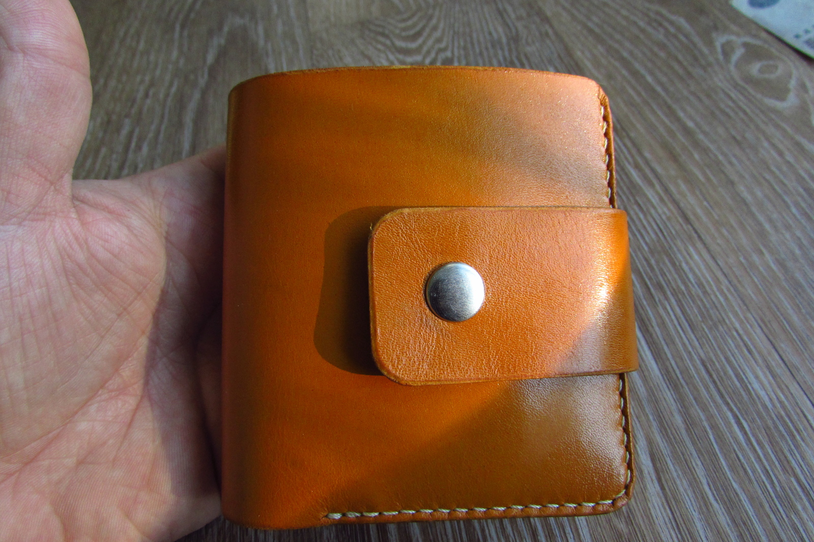 How tired of these wallets! - My, Leather, Wallet, With your own hands, Needlework with process, Longpost