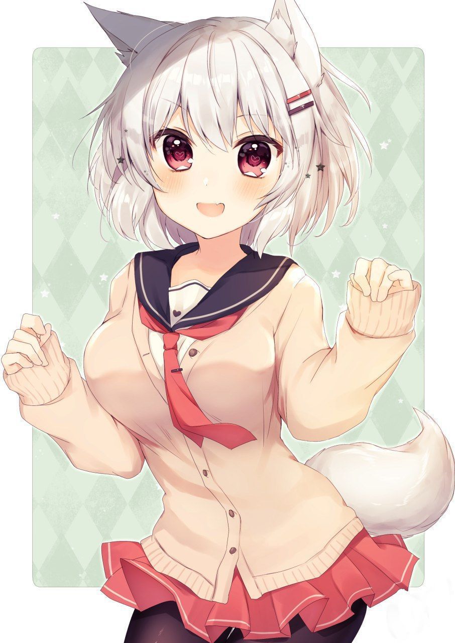 Anime Art from - yohikka - Anime art, Neko, Fantasy, Longpost