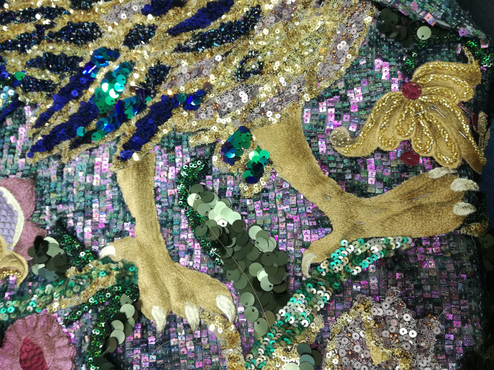 When the dress flies to the Emirates, but you don't. - My, The dress, Sequins, With your own hands, Needlework without process, Studio, Embroidery, Longpost