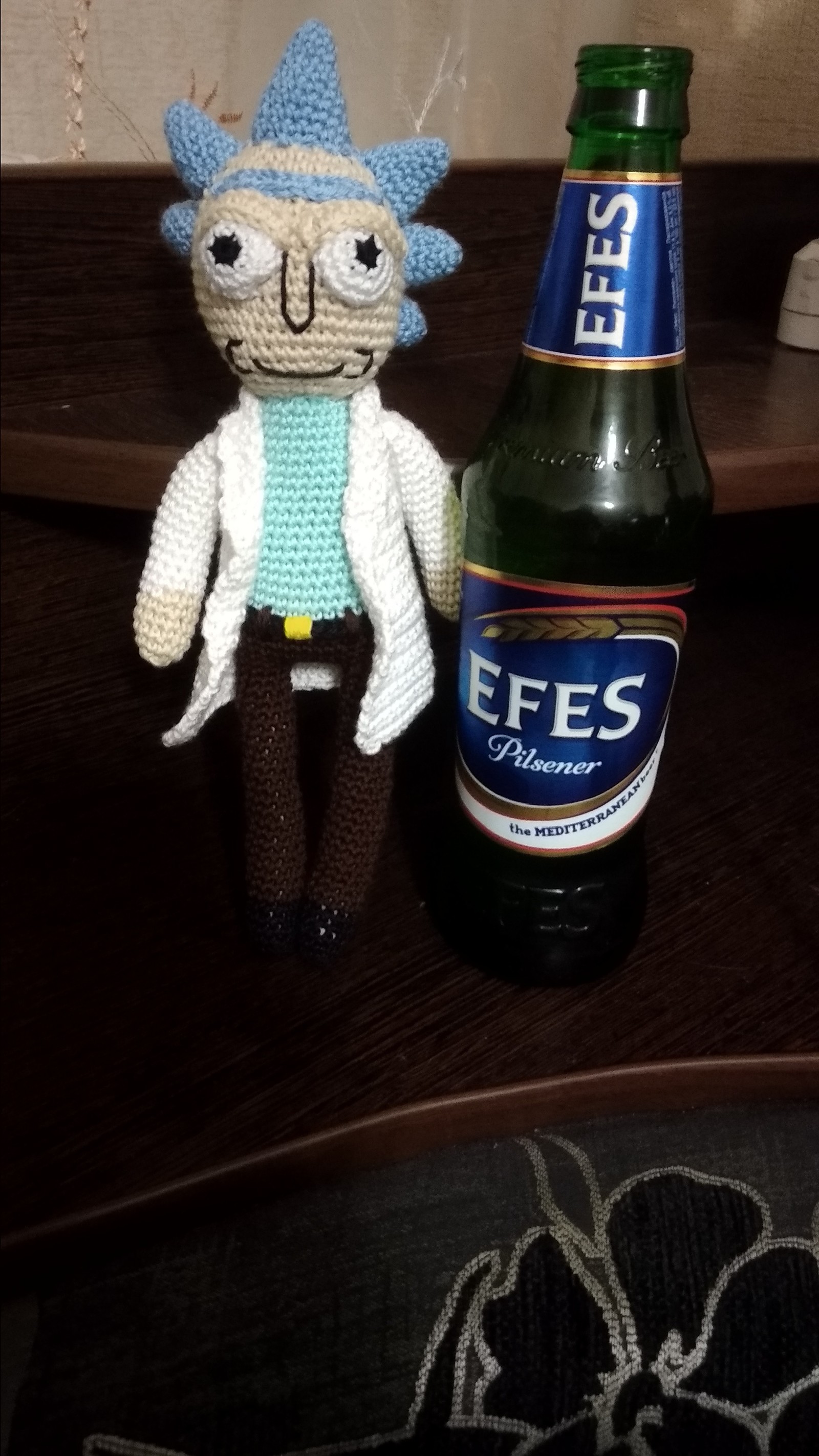 Rick Sanchez - My, Crochet, Knitted toys, Rick Sanchez, Rick and Morty, Longpost