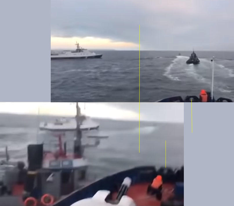 Who turned where? - Kerch, Ram, Black Sea, Incident, Incident