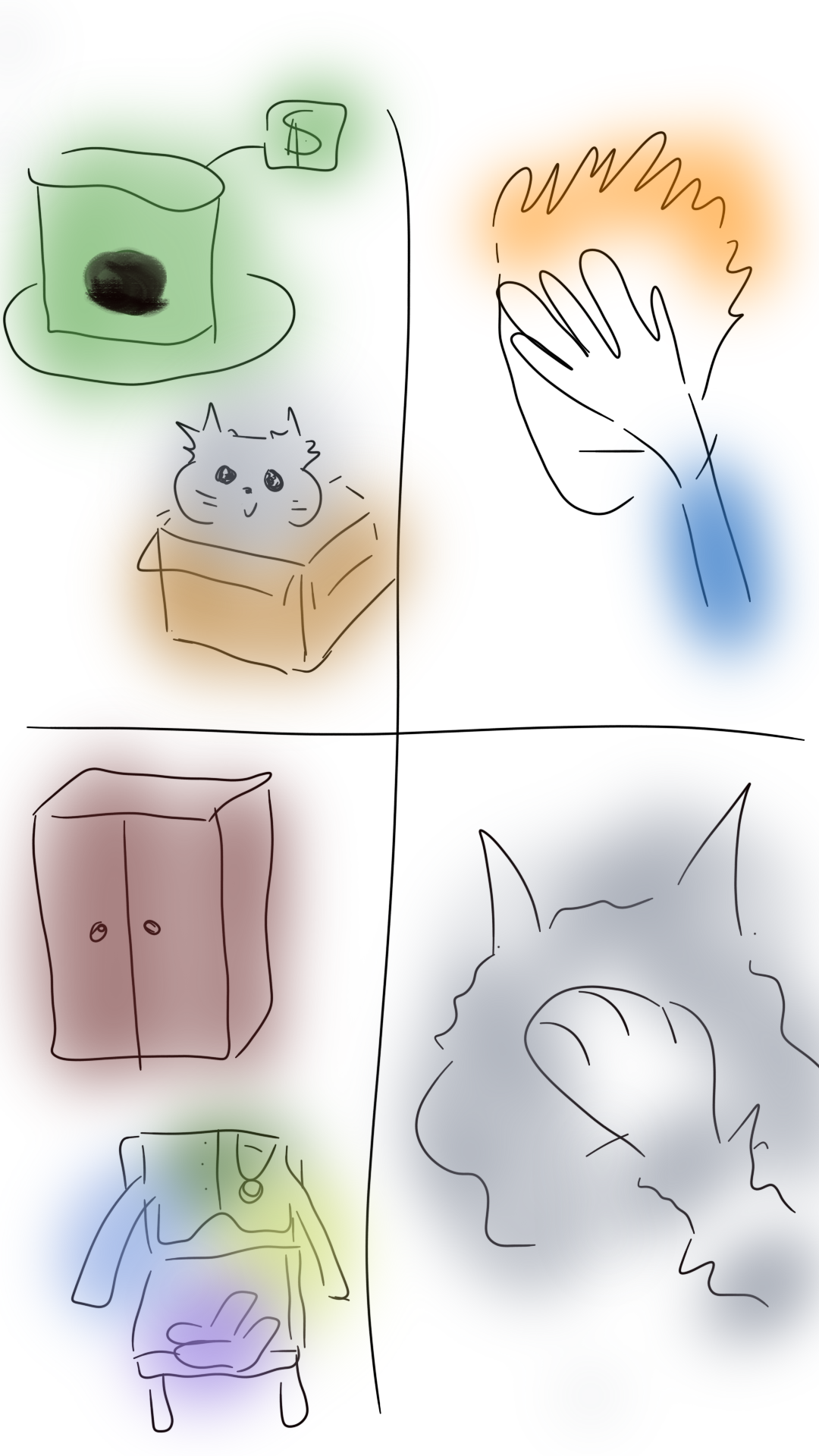 First comic - My, Comics, cat, Irony