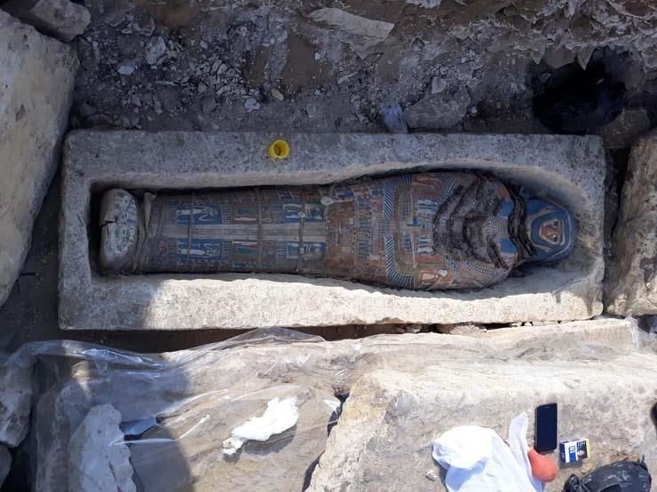 Archaeologists have discovered colorful sarcophagi with mummies - Archeology, Find, Sarcophagus, Mummy, Longpost