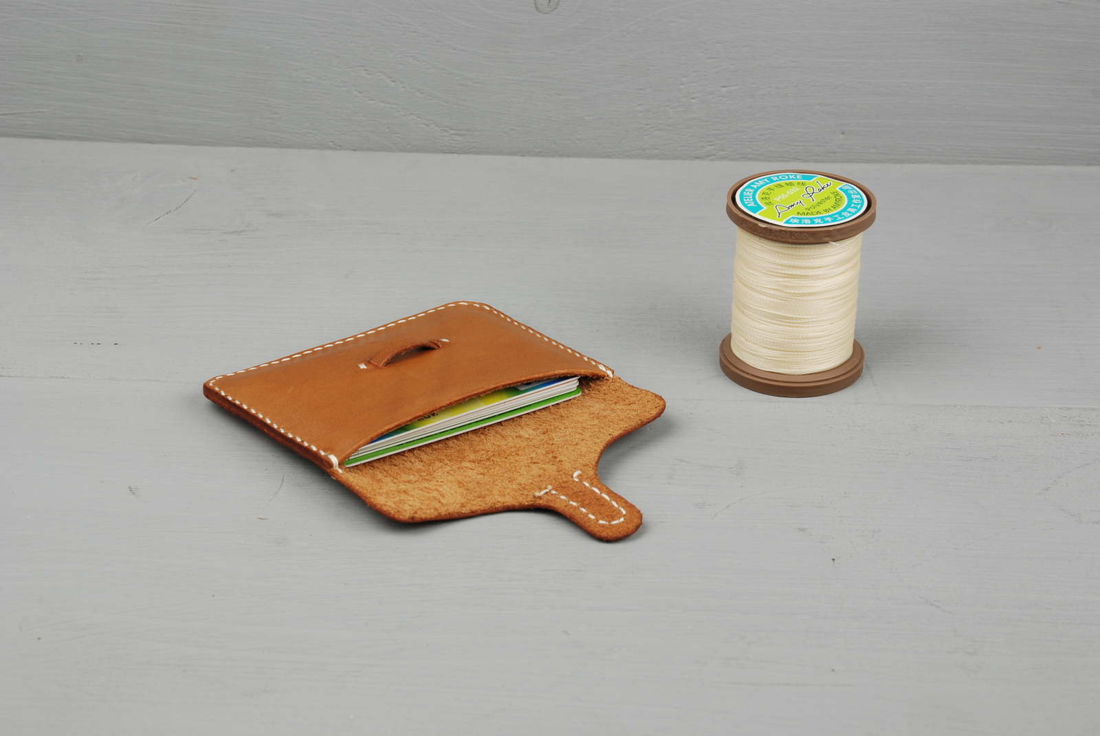 Business card holder made of leather, with the process of creation. - My, Needlework with process, Longpost, Handmade, A7, Handmade, How is it done, Cardholder, Holder