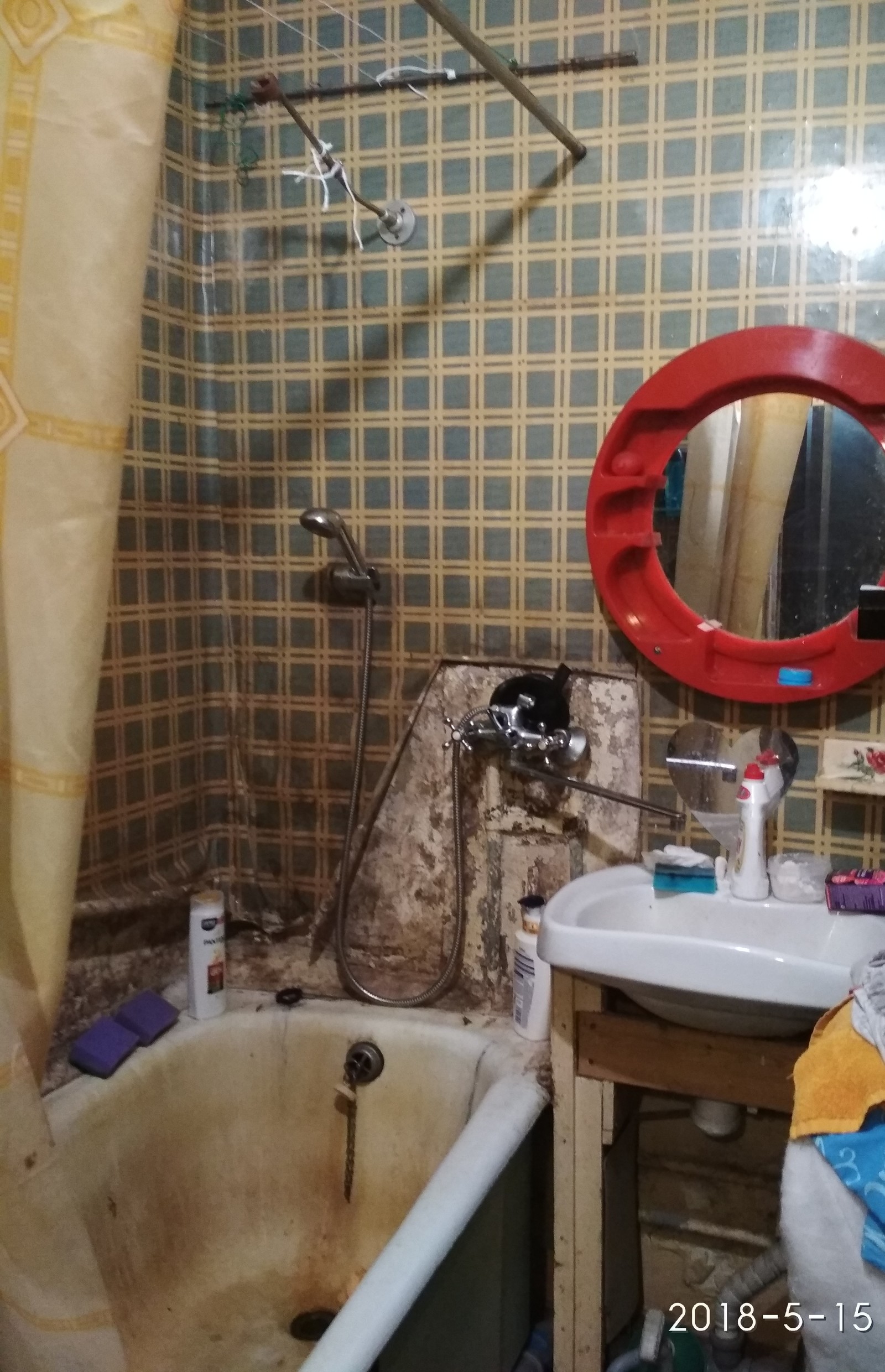 Мой ремонт в ванной. | Пикабу