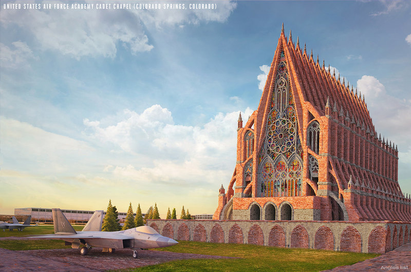 8 wonders of architecture: what America would look like in the Gothic style - Popular mechanics, Architecture, The photo, , USA, Longpost