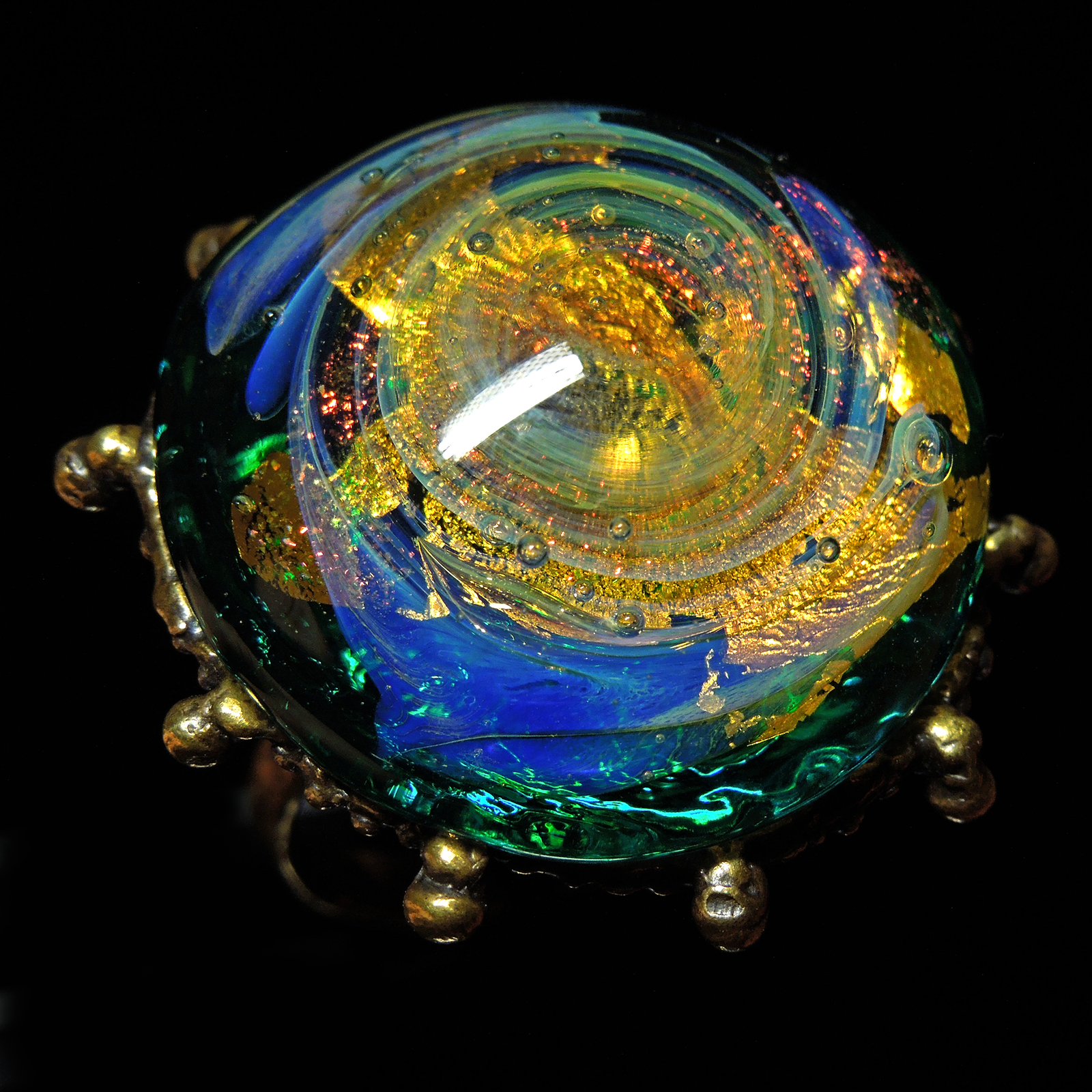 some glass - My, Glass, Lampwork, Decoration, Longpost