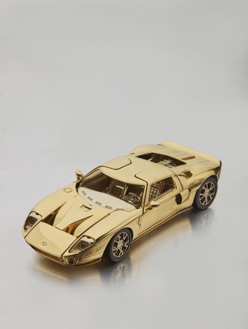 Model Ford GT from gold will sell under the hammer - Ford GT, Auto, Interesting, Gold, Scale model, Longpost