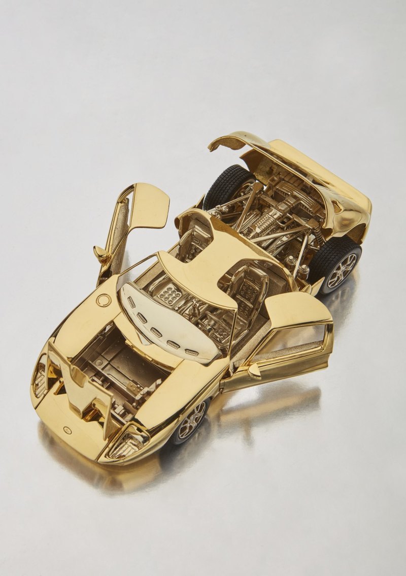 Model Ford GT from gold will sell under the hammer - Ford GT, Auto, Interesting, Gold, Scale model, Longpost