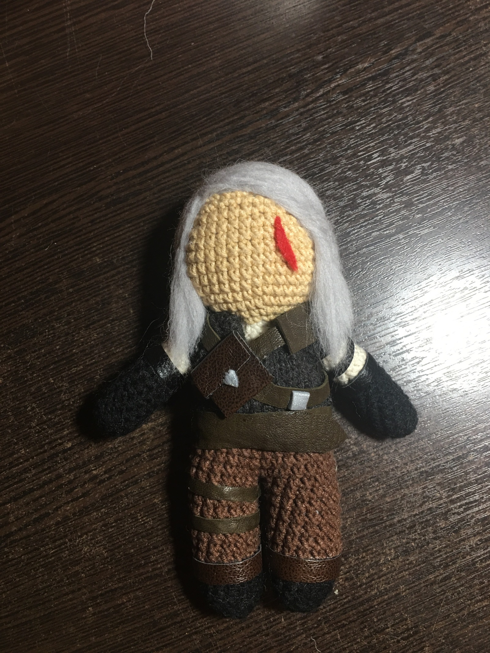 Birth of Geralt of Rivia - My, Witcher, Geralt of Rivia, The Witcher 3: Wild Hunt, Amigurumi, Longpost, Needlework