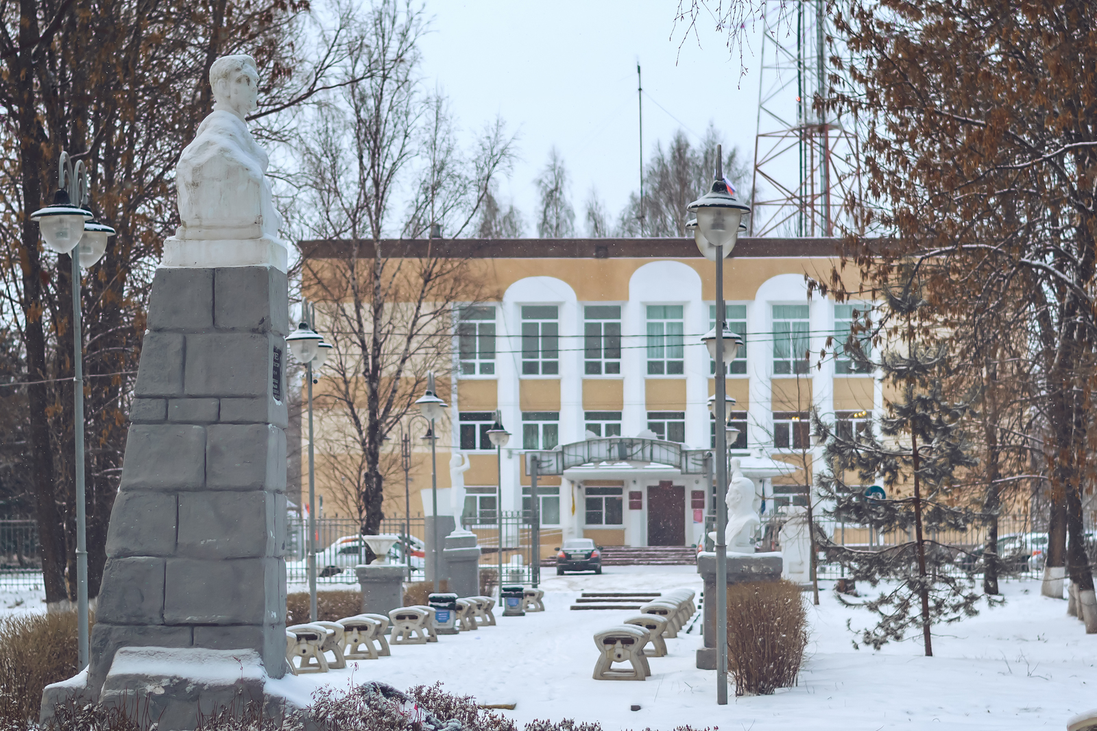 Winter... - My, Nikon d5300, Nikkor 50mm, Winter, Tutaev, Snowfall, Snowflake, Longpost, The photo