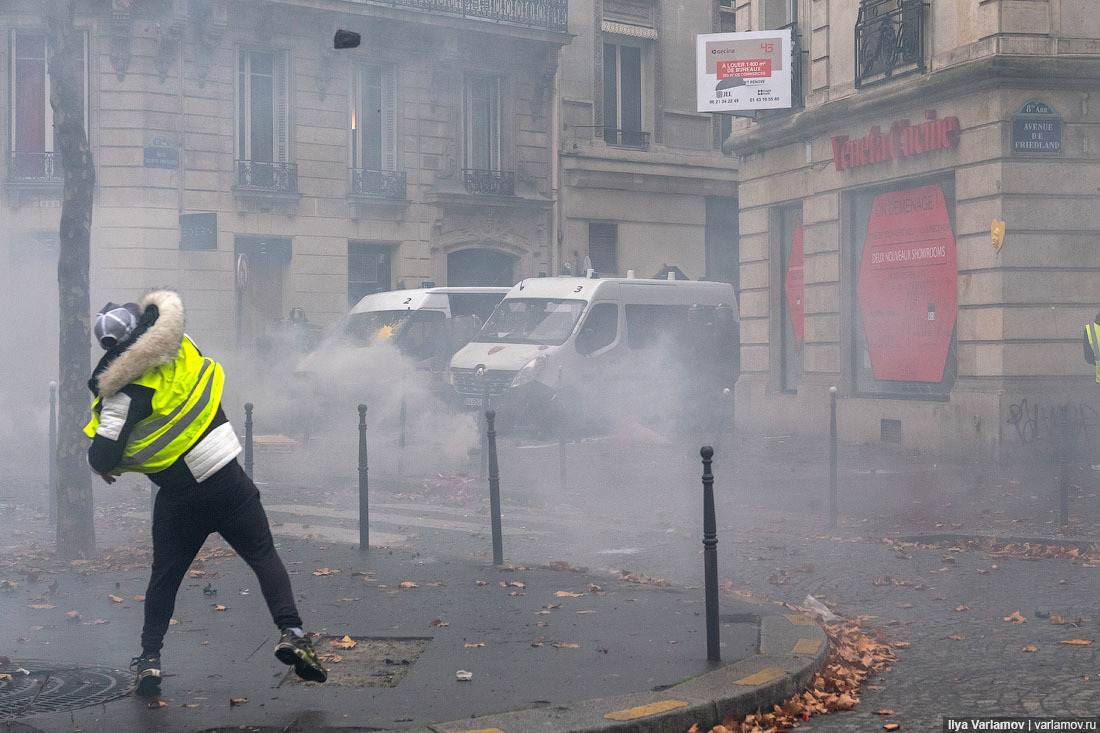 Do you want it to be like in Paris? (video and photo report) - My, Paris, France, Reportage, Protest, Pogrom, Ilya Varlamov, Police, Video, Longpost