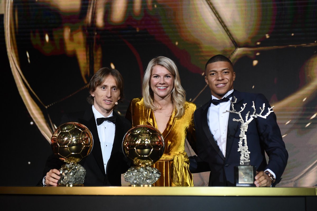 The results of the ceremony France Football Golden Ball 2018 - Football, Luka Modric, , , , Golden Ball, Reward, Sport, Kylian Mbappe