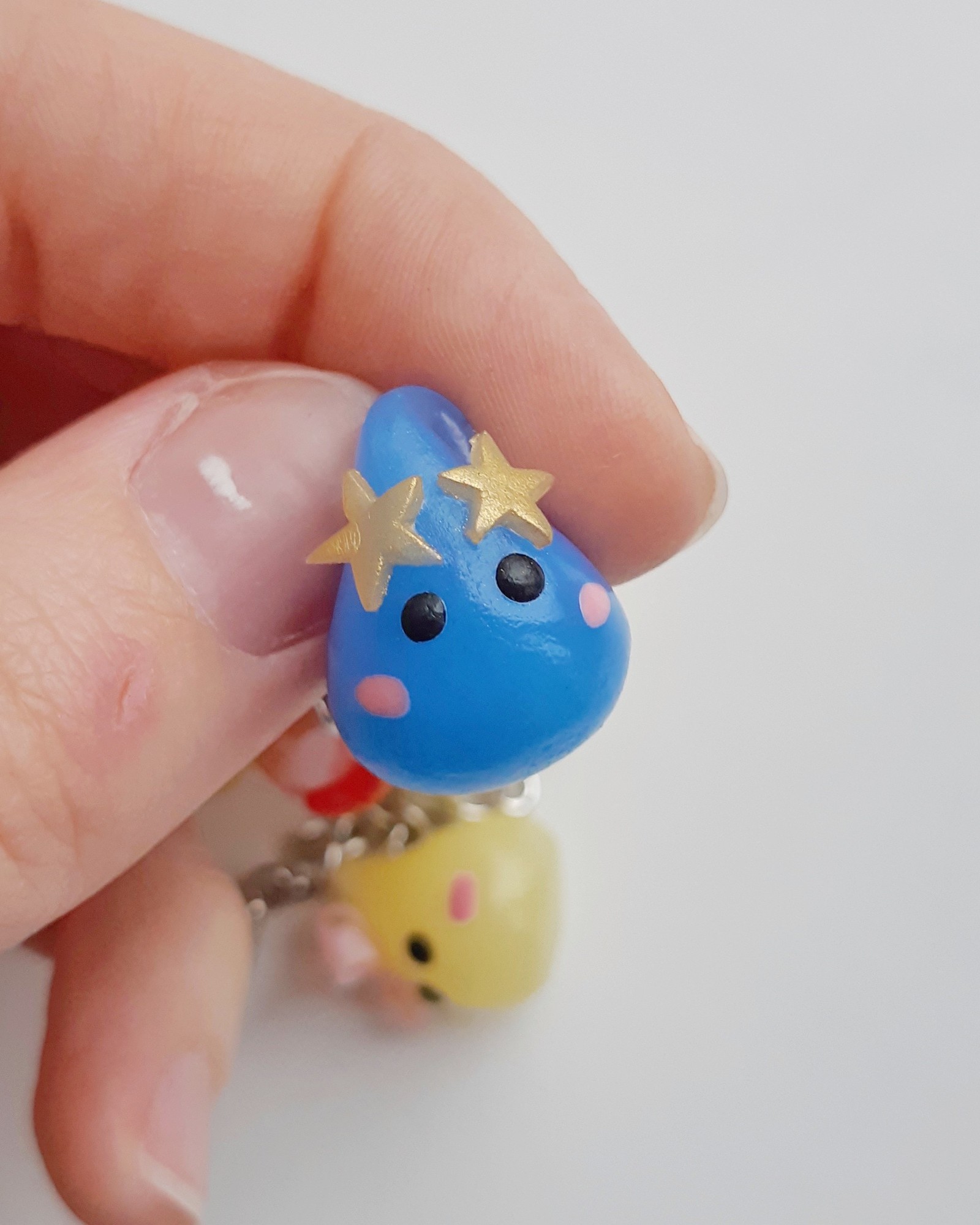 Not slugs, but porings. - My, Anime, Needlework without process, A bracelet, Polymer clay, , Longpost