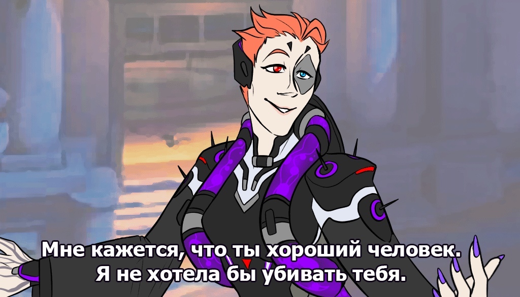 Мне кажется... - Комиксы, Bluebloodtanuki, Overwatch, Moira, Mercy