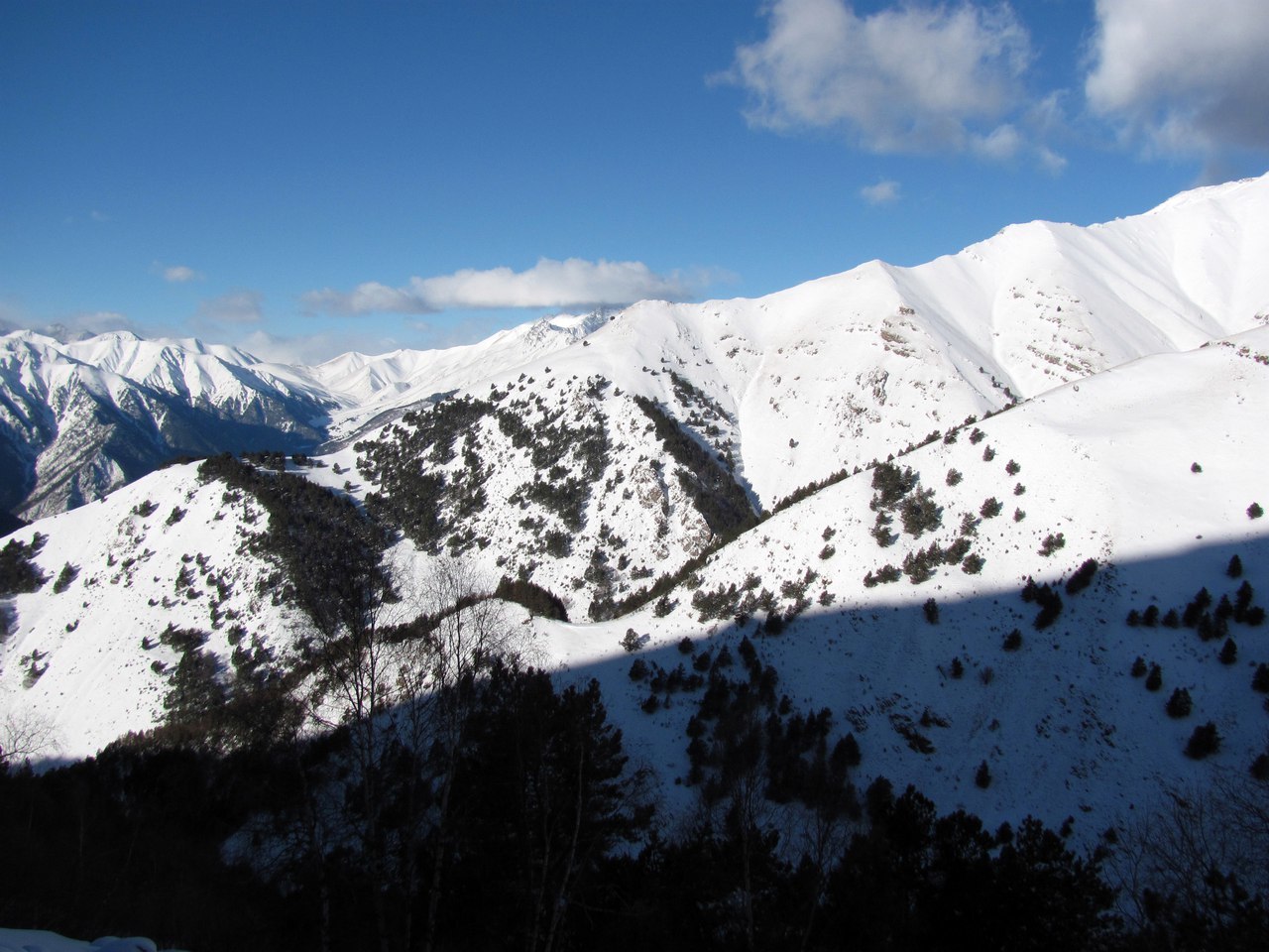 Winter hike along Teberda - My, The mountains, Tourism, Travel across Russia, Travels, Longpost