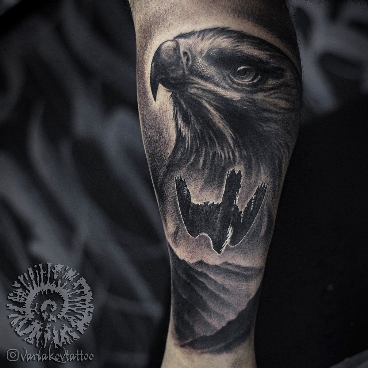 One session, and about five hours of work. - My, Tattoo, Tattoo artist, Tattoo Artists, Realism, Tattoo, Tattoo Lovers League, Moscow