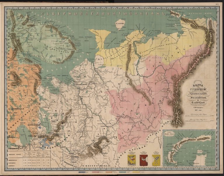 Ethnographic maps of Russia - Cards, Historical maps, Longpost