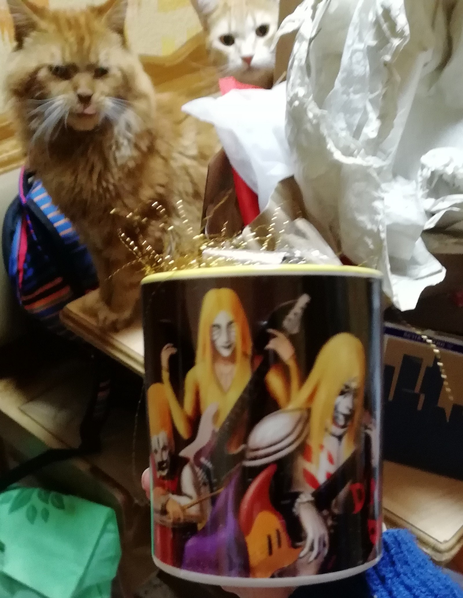 New Year's gift exchange :o - My, Secret Santa, New Year, Gift exchange, Catomafia, Longpost, Gift exchange report, cat