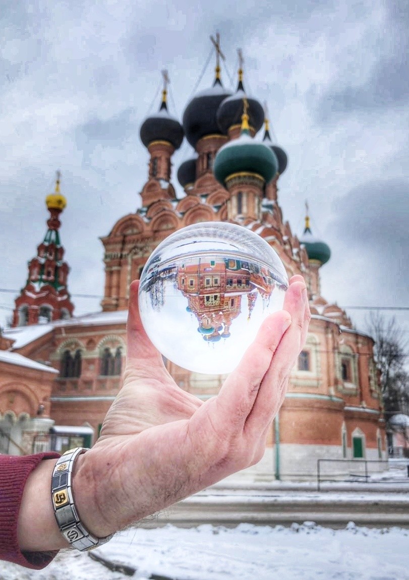 Moscow in a ball - My, Ball, Ostankino tower, Telecentre, Moscow, sights, The photo, Longpost