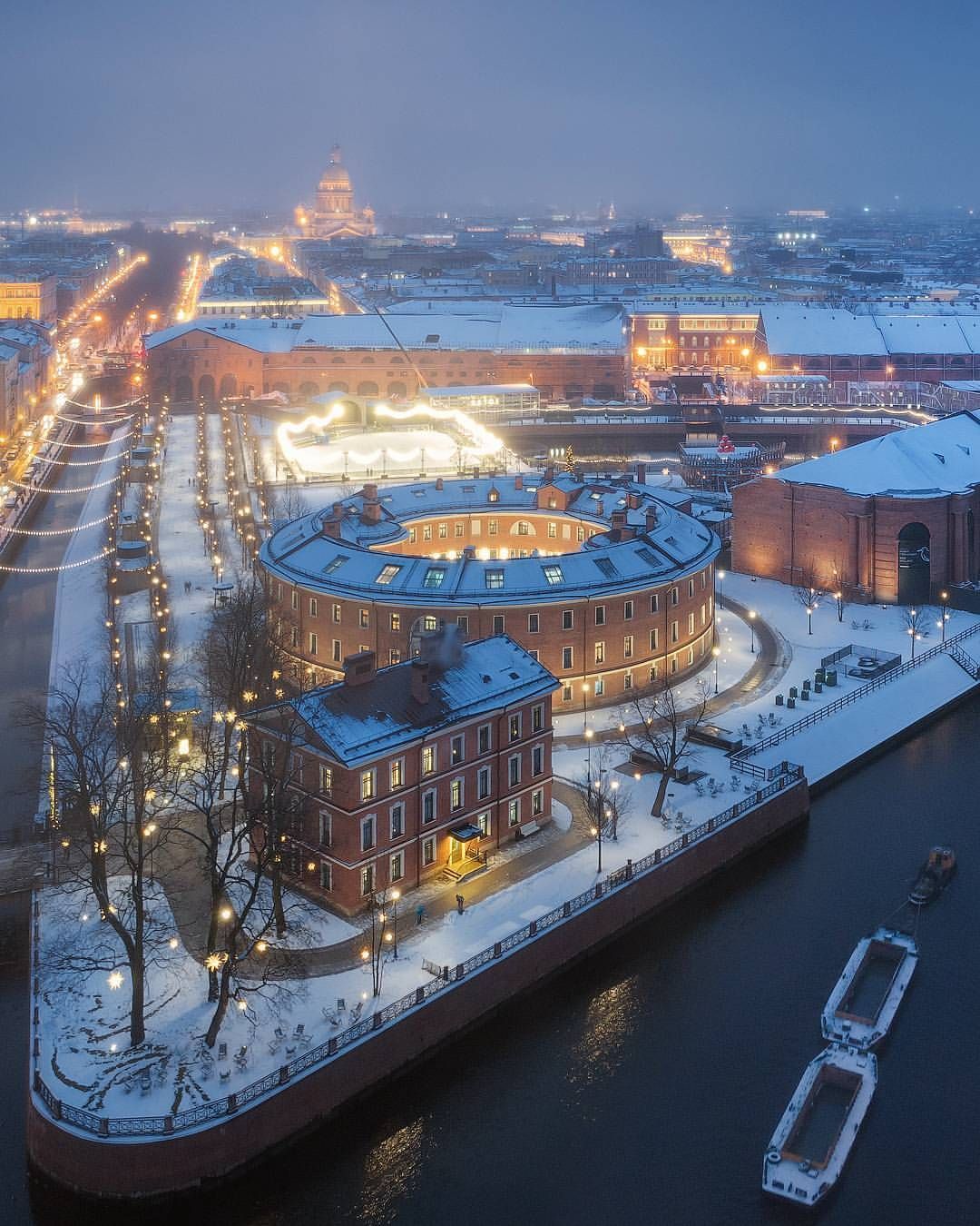 New Holland from above - Saint Petersburg, The photo