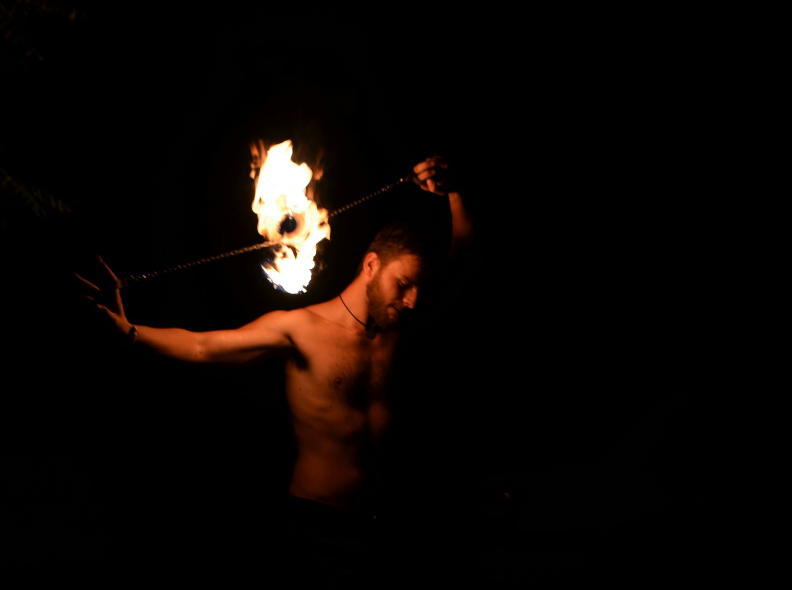 A little bit of fire - My, Fire show, Fire, The photo, Longpost