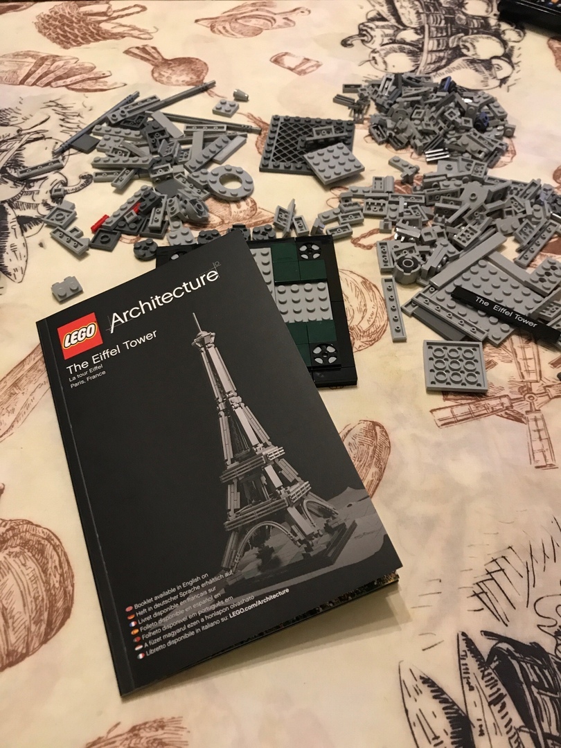 Lego Architecture - Эйфелева башня - Моё, LEGO, Архитектура, Эйфелева башня, Длиннопост