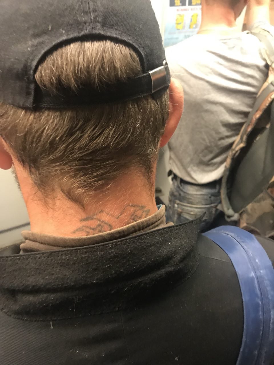 Xander Cage in the St. Petersburg metro. - My, Xander Cage, Three X's, Tattoo, Public transport