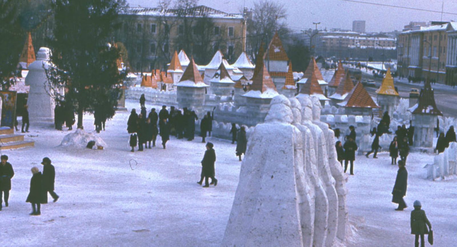 парк 1905 года зима