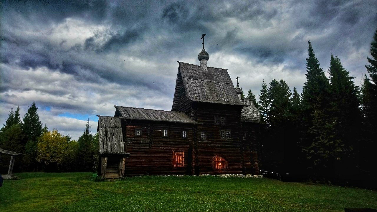 Уральское деревянное зодчество - Моё, Пермь, Хохловка, Архитектура, Природа, Пермский край, Длиннопост