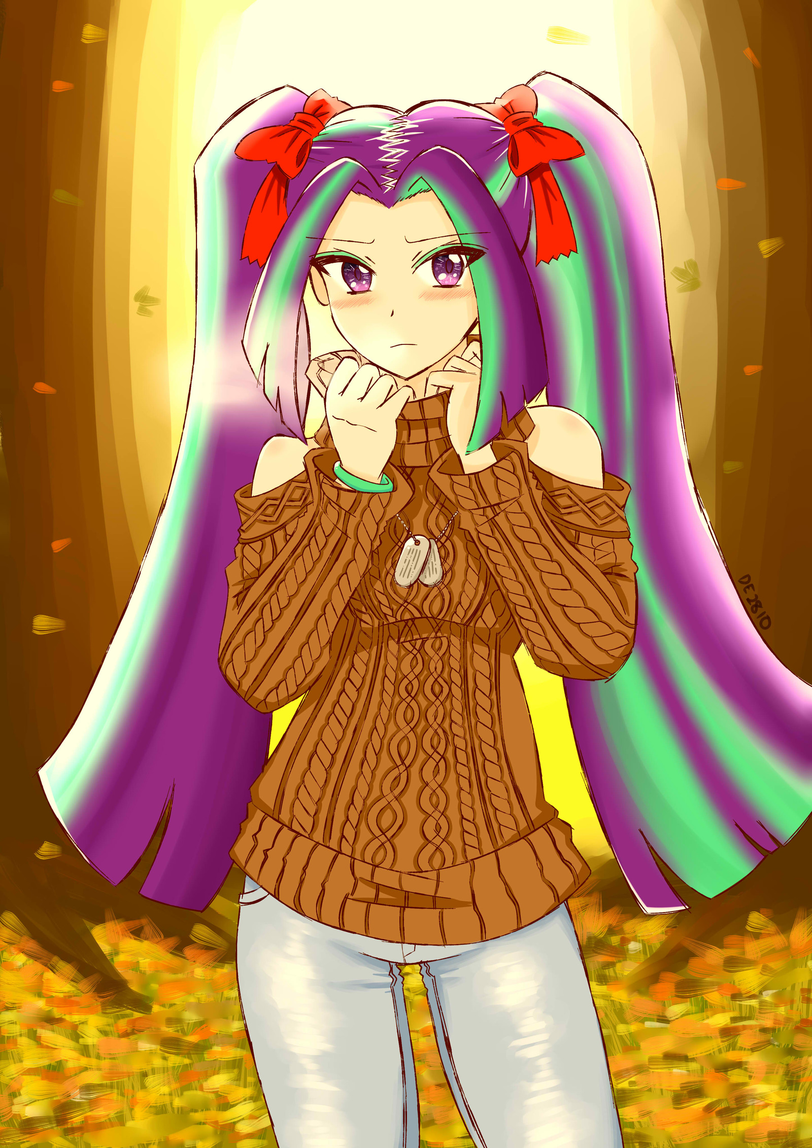 Autumn Casual Aria Blaze - My Little Pony, Equestria Girls, Aria Blaze, Dragonemperror2810