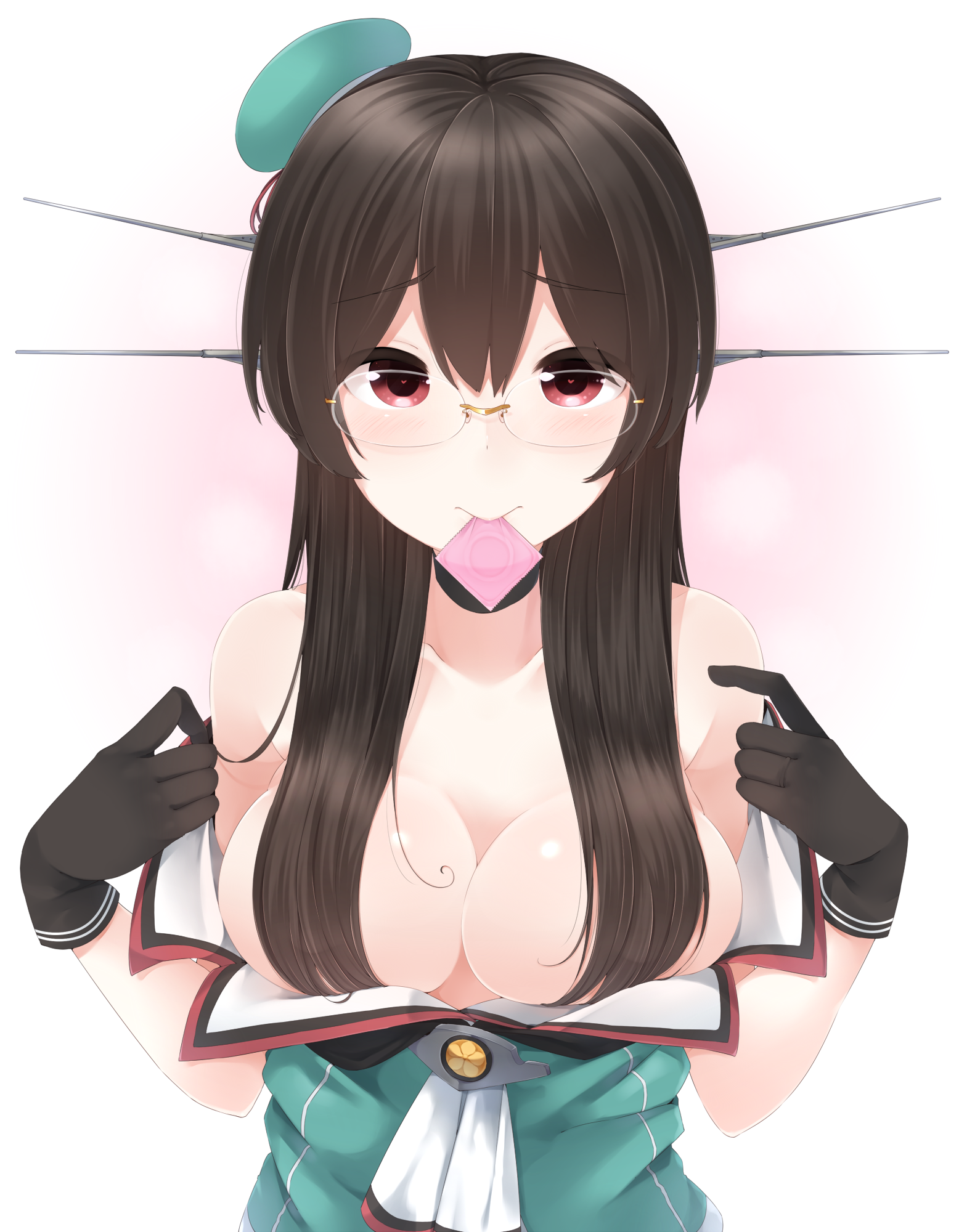 Choukai - NSFW, Kantai Collection, Chikuma, Сиськи, Этти, Anime Art, Аниме, Арт