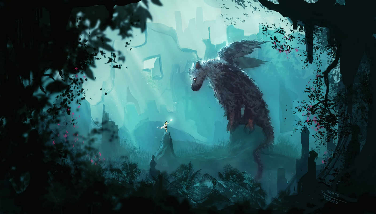 First contact - Games, Art, The Last Guardian, , The Boy, Anato finnstark