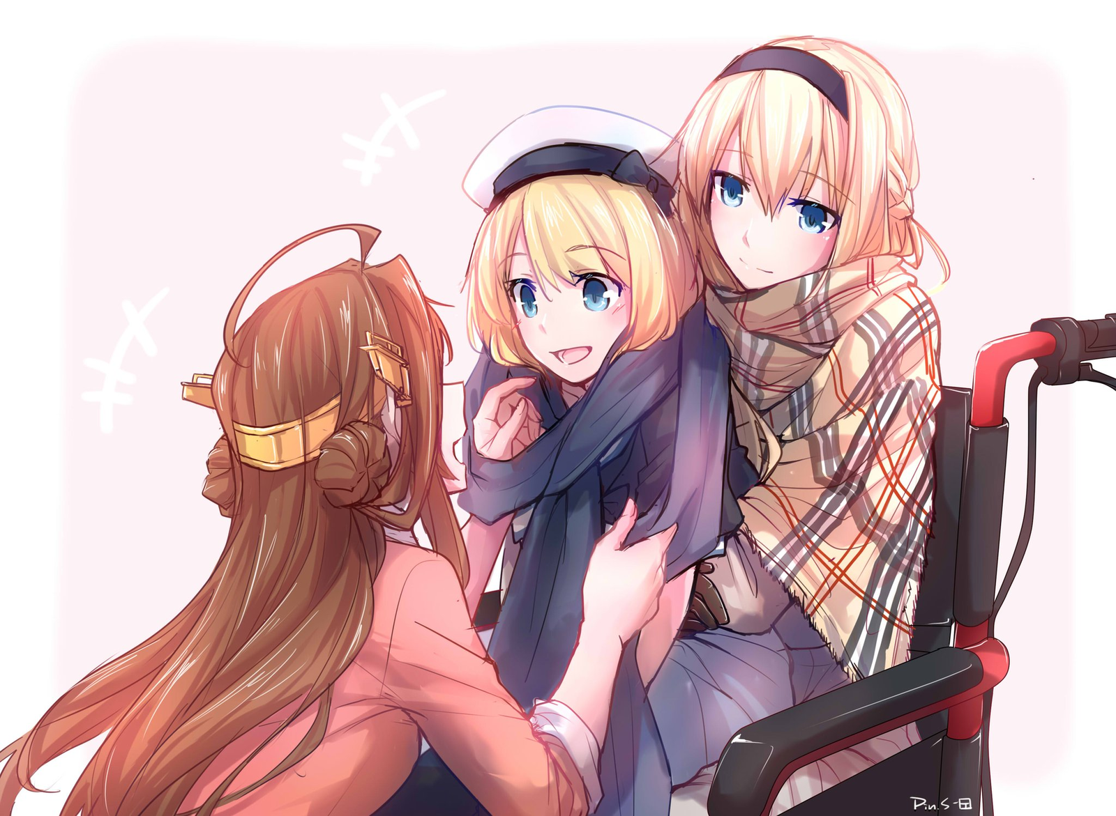 British ships family - Kantai collection, Kongou, Jervis, Warspite, Anime, Anime art