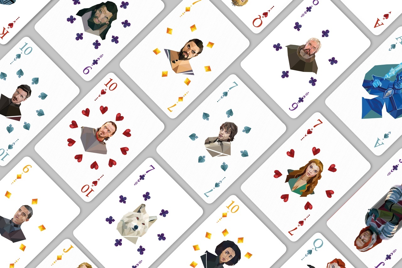 Looking forward to the new season... - Game of Thrones, Longpost, Playing cards, Design