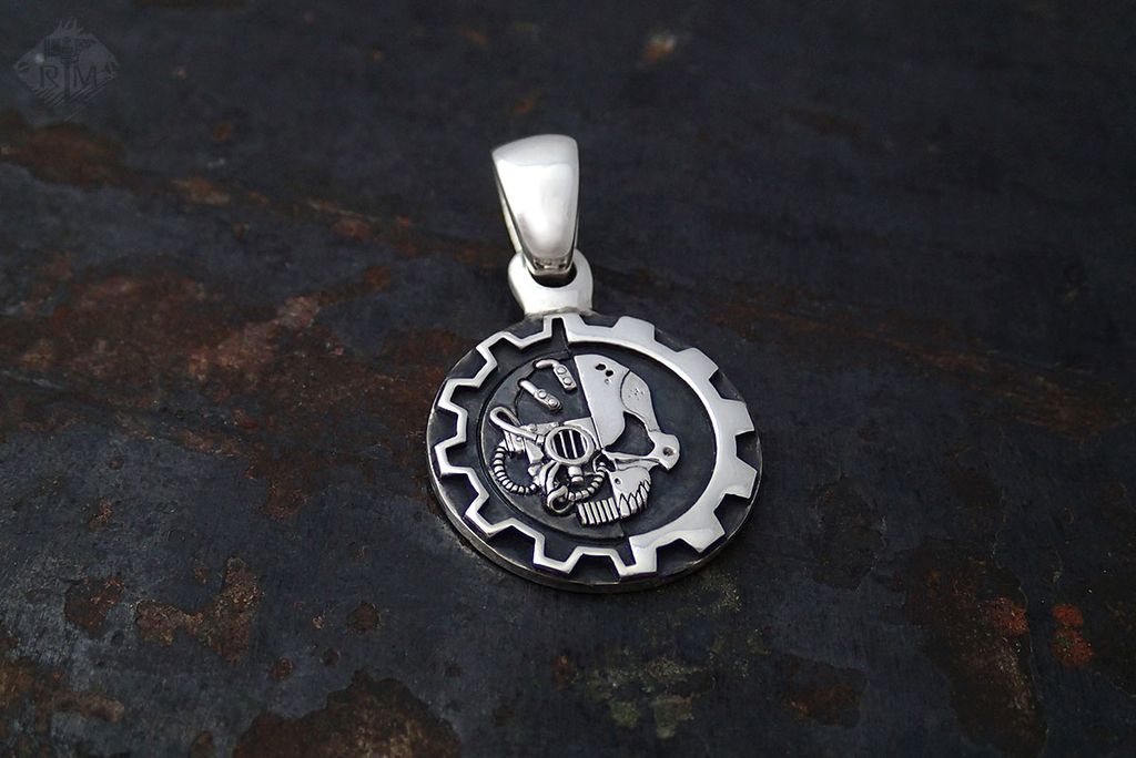 Needs more Mechanicus - My, Warhammer, Warhammer 40k, Creation, Decoration, Warhammer-Crafts, Wh other, Pendant, Silver, Longpost