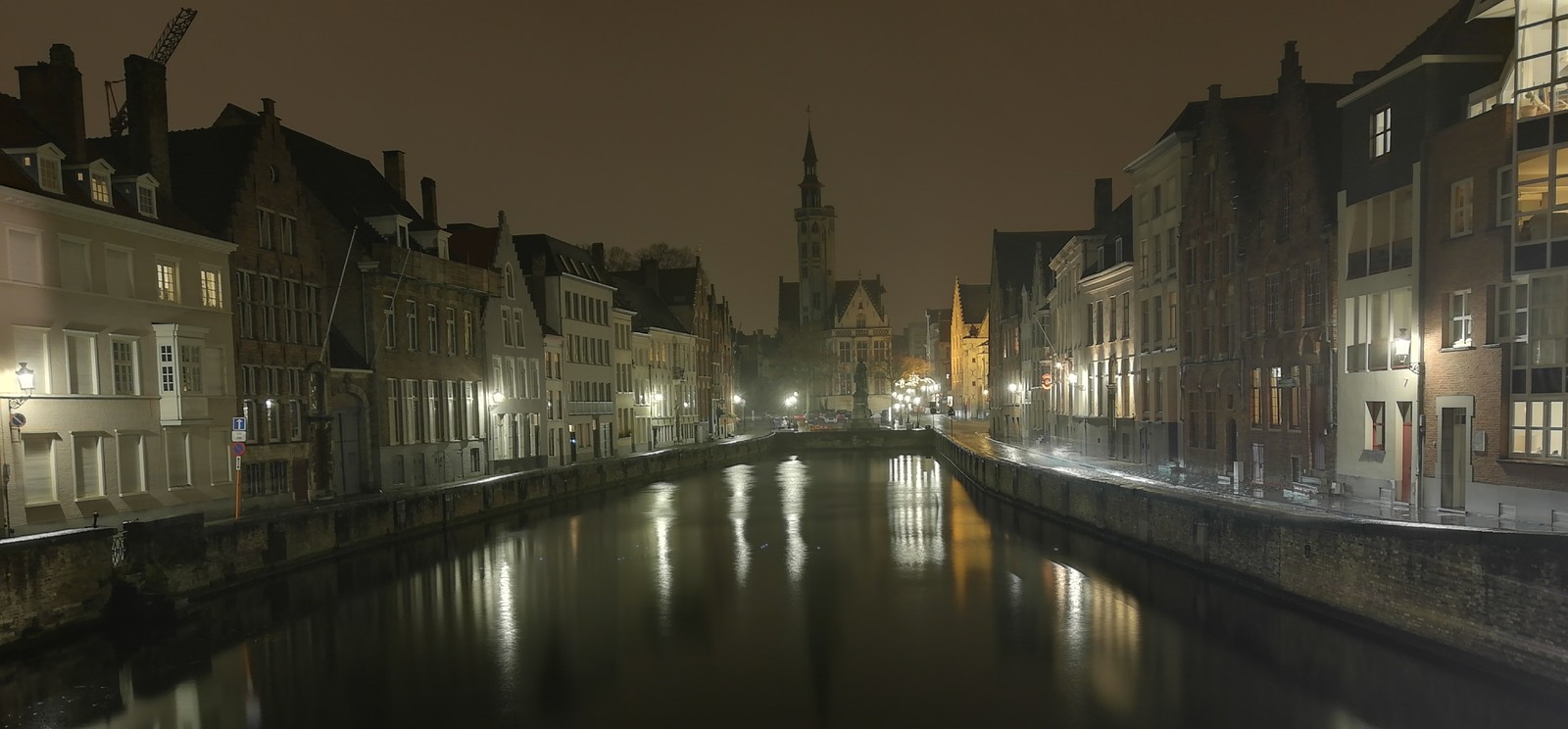 Night Bruges - My, Bruges, Lie low in bruges, Town, The photo, No filters