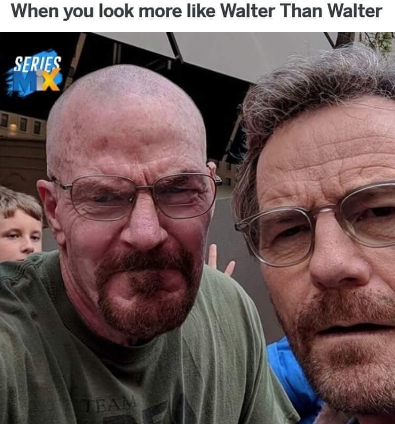 When you look more like Walter than Walter himself. - Walter White, Breaking Bad, Brian Cranston, Doubles