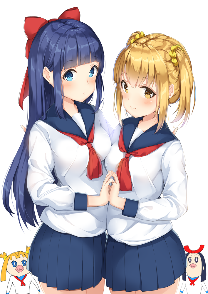 Anime Art - Pop Team Epic, Pipimi, Popuko, Anime art, 