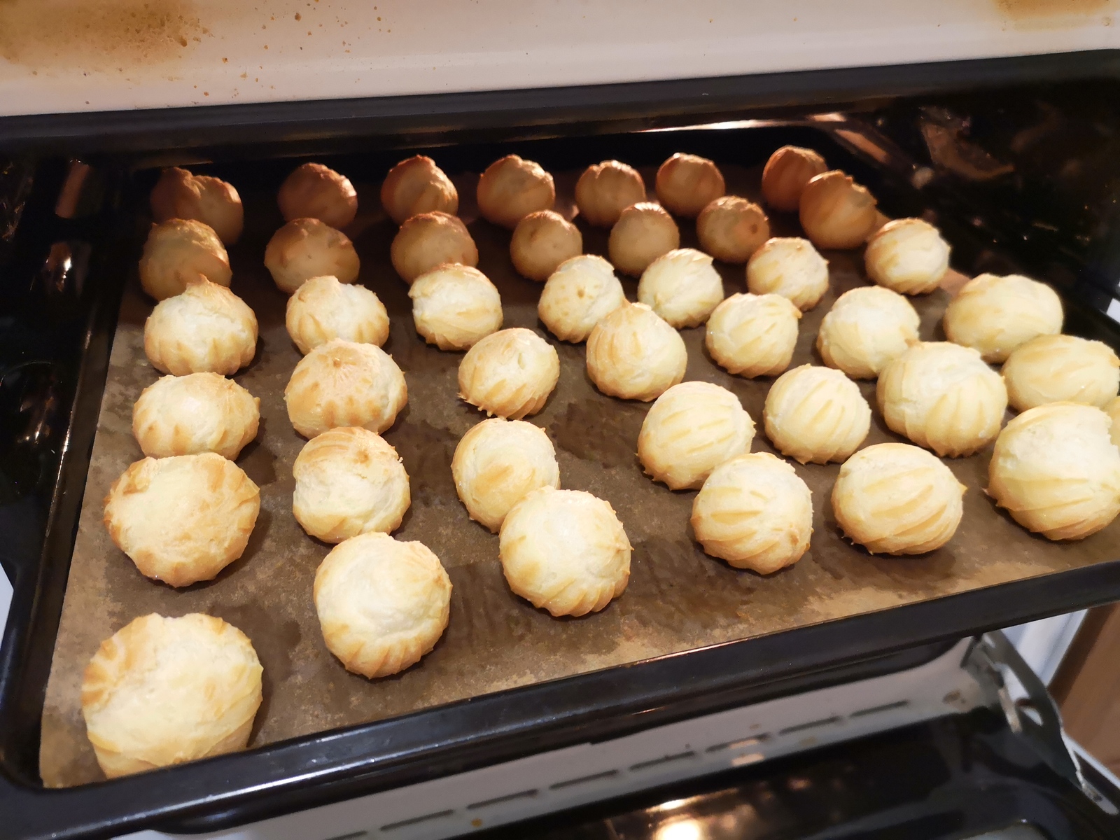 Filling for profiteroles. - My, Cook at home, Food, Cooking, Profiteroles, Longpost, Recipe, Snack