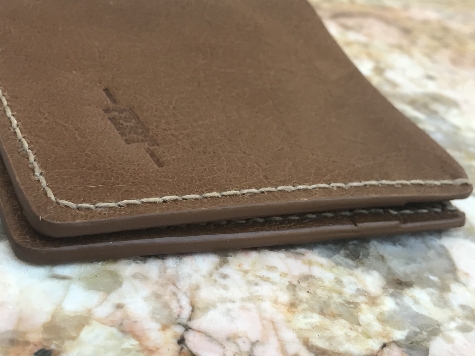 Genuine leather wallet - , Natural leather, Purse, Leather purse, Hand seam, Handmade, Longpost