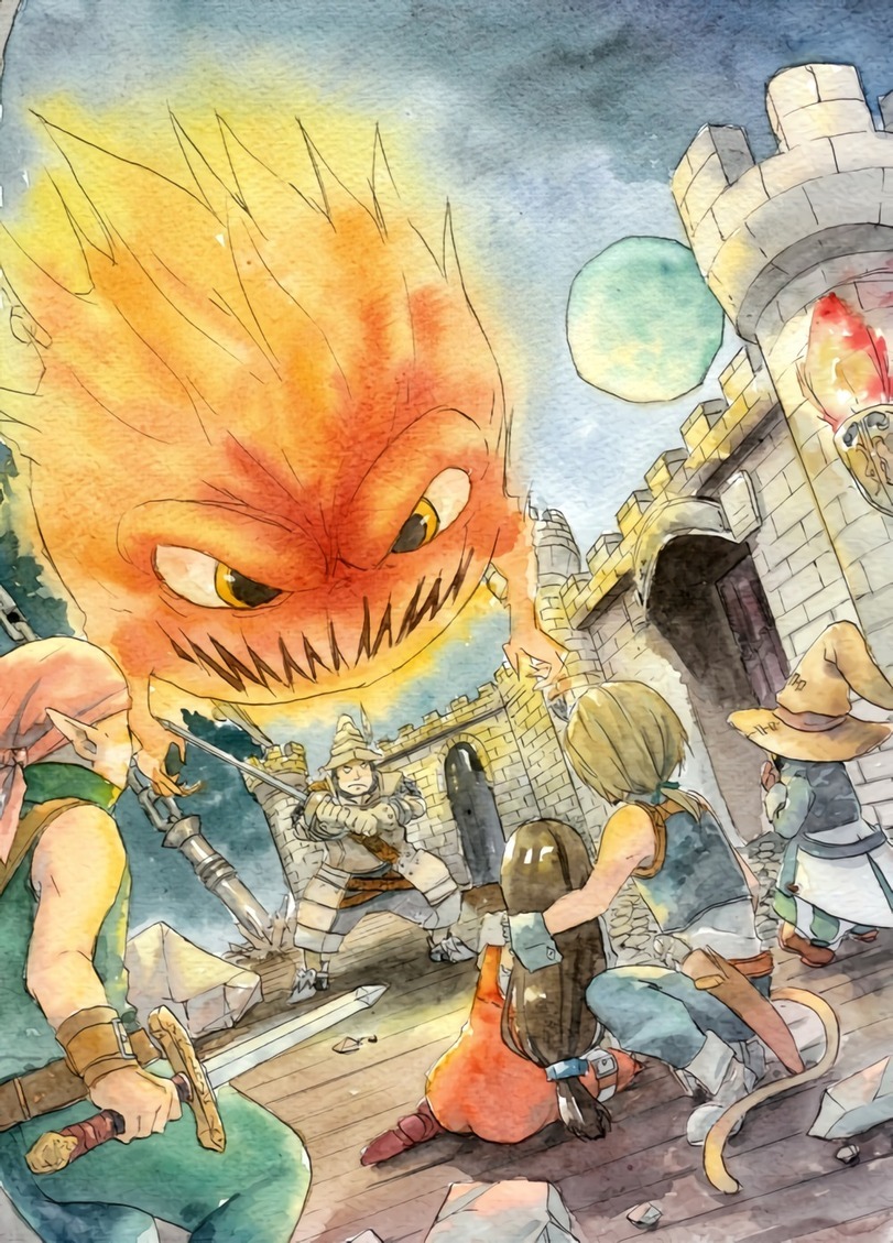 Final fantasy - Games, Art, Final Fantasy, Final Fantasy IX, Fan art, Computer games, From the network, Longpost