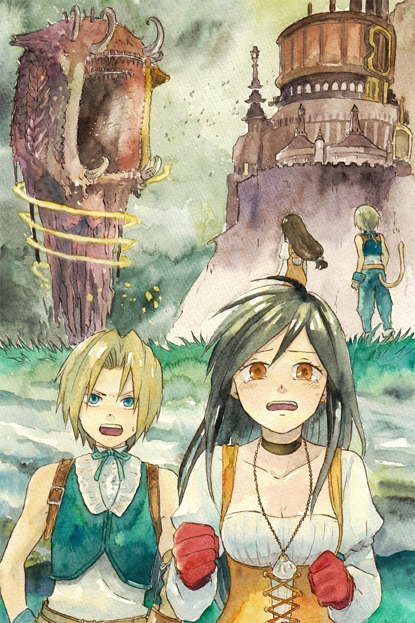 Final fantasy - Games, Art, Final Fantasy, Final Fantasy IX, Fan art, Computer games, From the network, Longpost