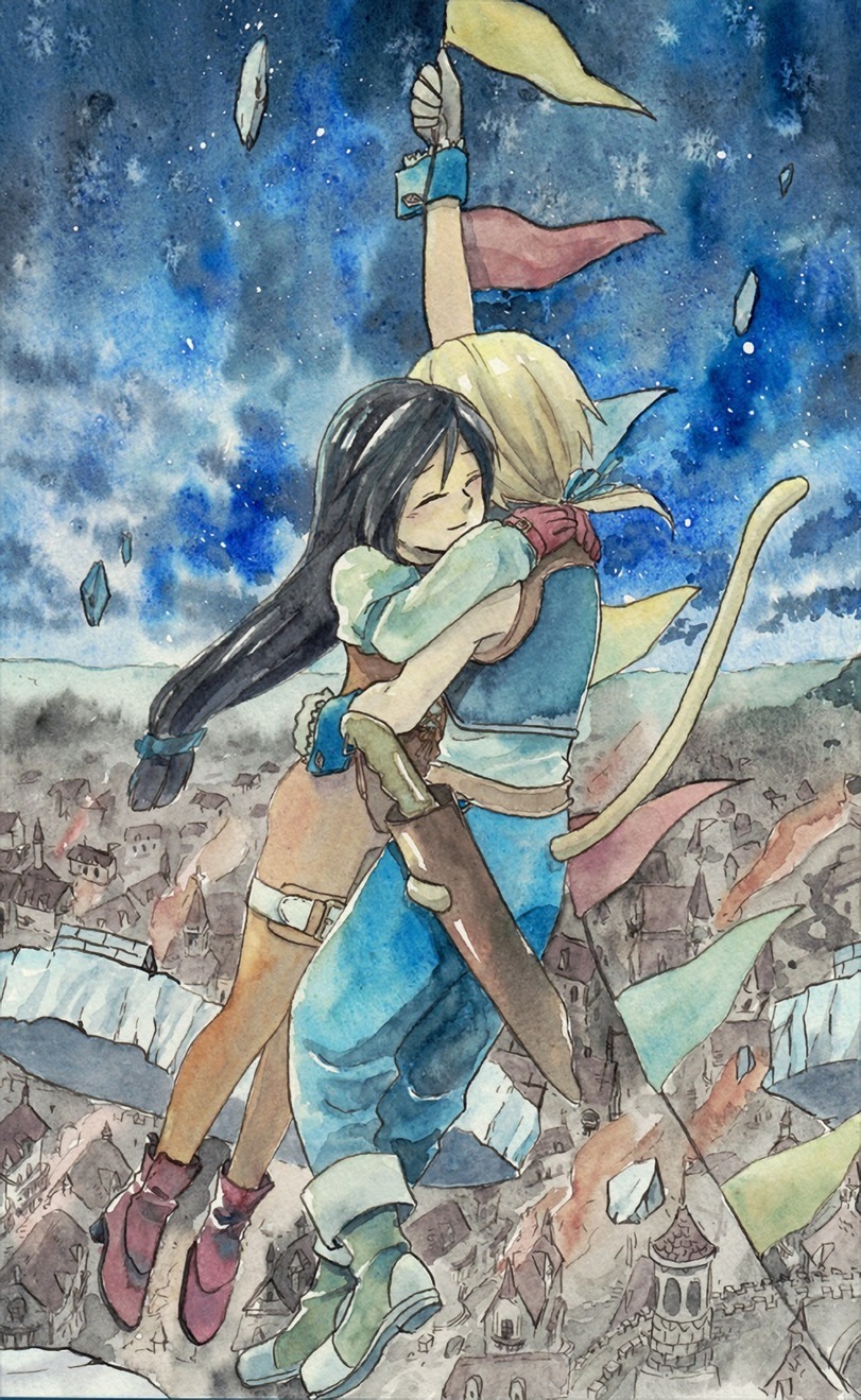 Final fantasy - Games, Art, Final Fantasy, Final Fantasy IX, Fan art, Computer games, From the network, Longpost