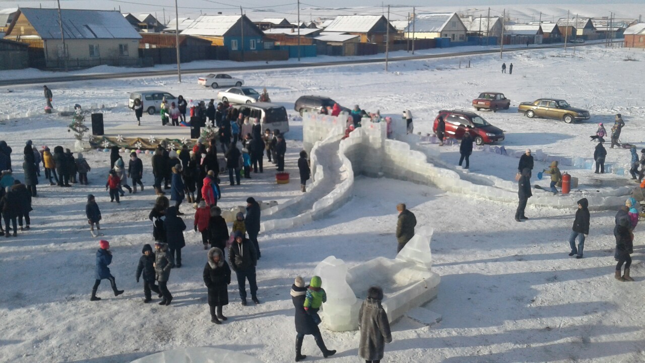 Ледовый городок | Пикабу