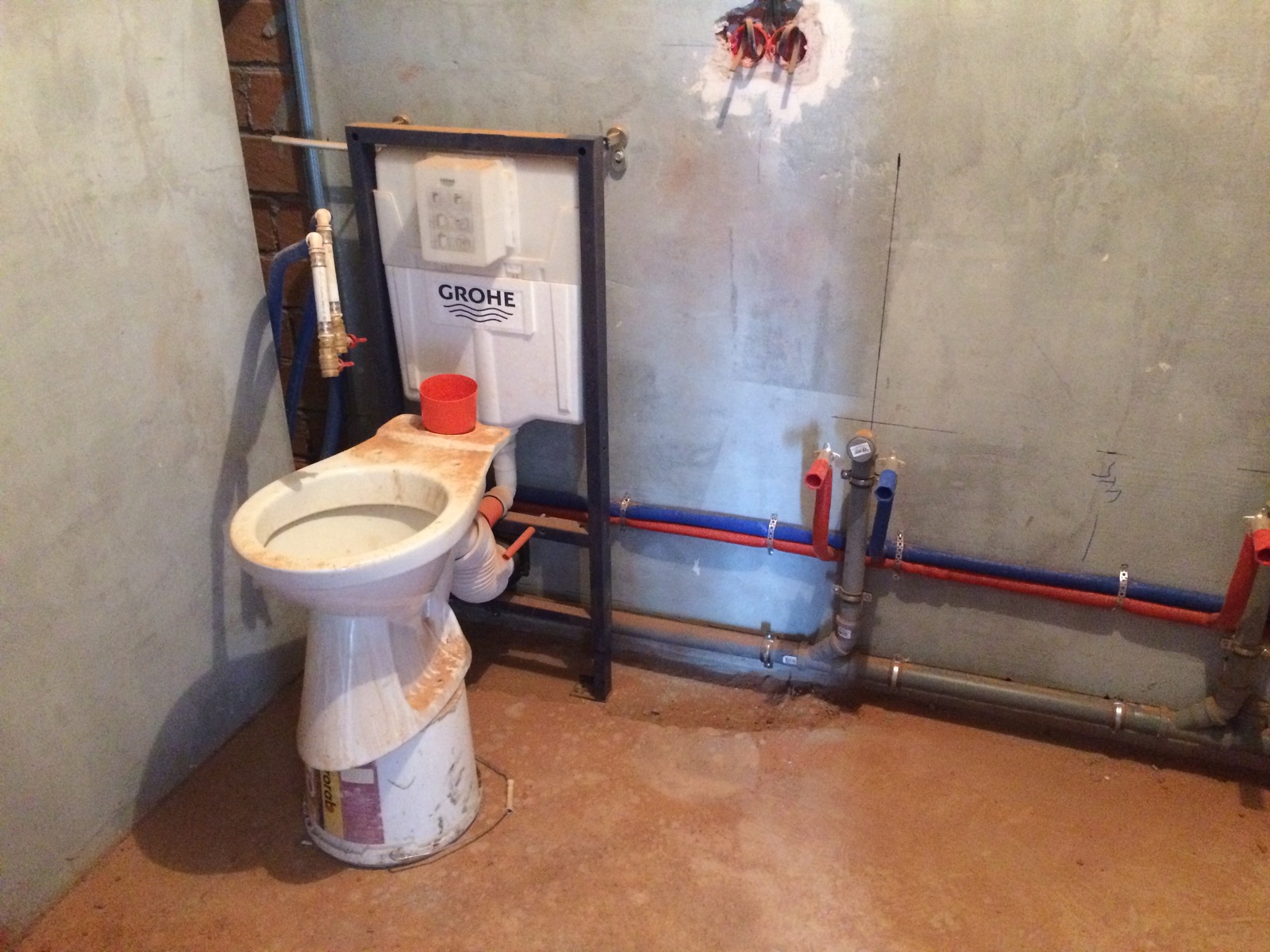 Preparing to install plumbing. - My, Plumbing, Repair, Work, Grohe, Installation, Longpost