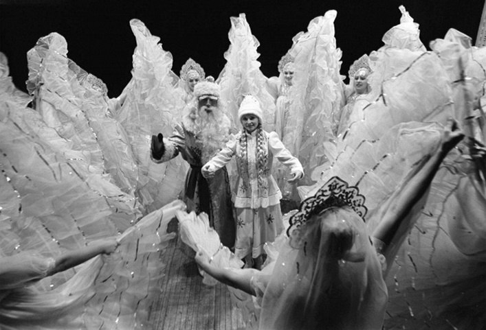 Photo with Soviet Santa Claus - Accordion, Father Frost, New Year, , The photo, Nostalgia, Longpost, Repeat