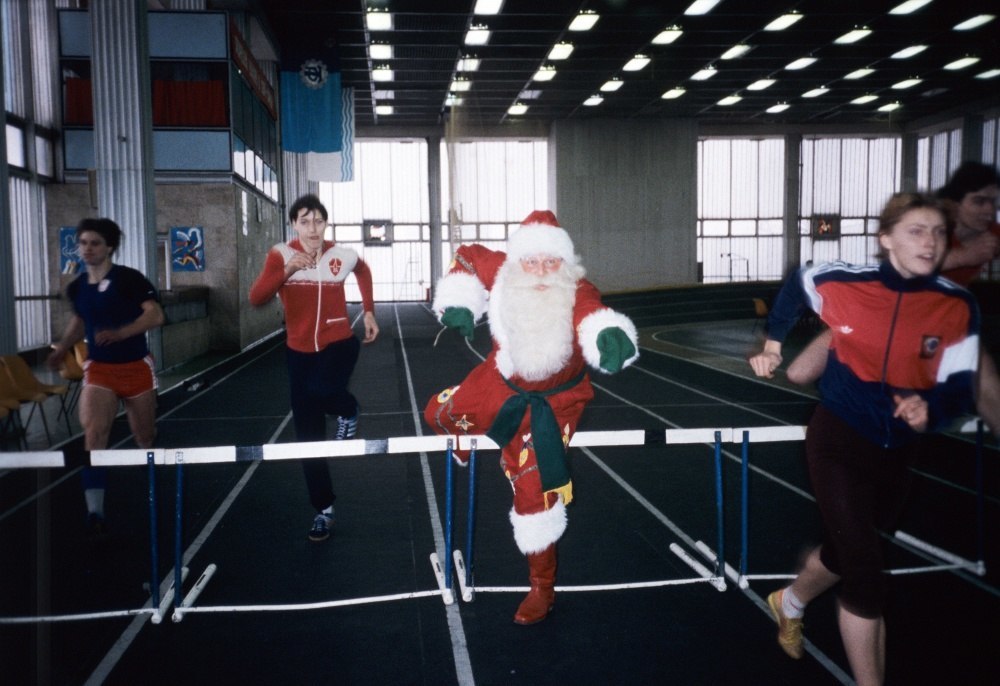 Photo with Soviet Santa Claus - Accordion, Father Frost, New Year, , The photo, Nostalgia, Longpost, Repeat