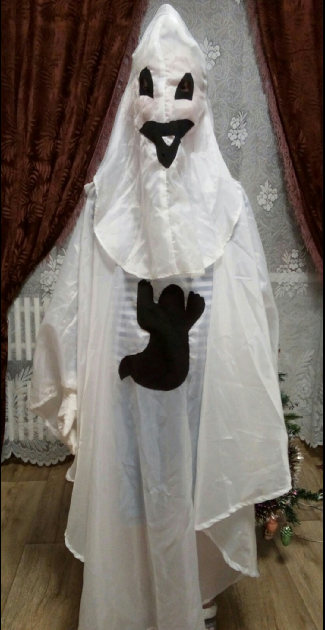 ghost costume - My, New Year, Children, Costume, Ghost, Carnival, Longpost