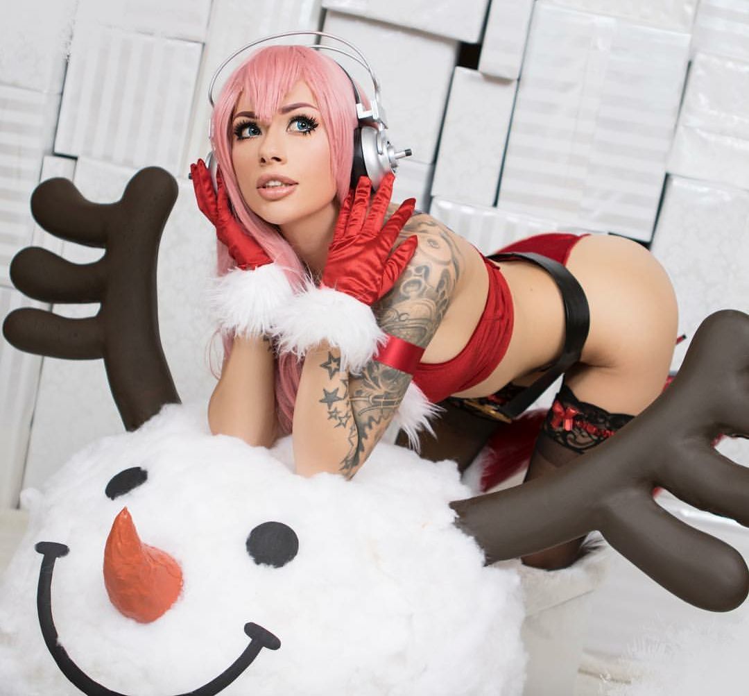 So that's what you are, reindeer! :) - NSFW, Cosplay, Vera Bambi, Holiday greetings, Longpost